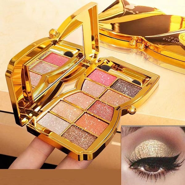 ✨LAST DAY HOT SALE 49% OFF - 10 Colors Sparkle Shimmer Eyeshadow Palette - Image 3