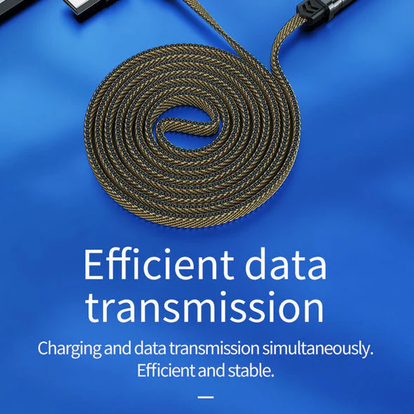 4-in-1 Nylon Braided Fast Charging Cable - Image 3