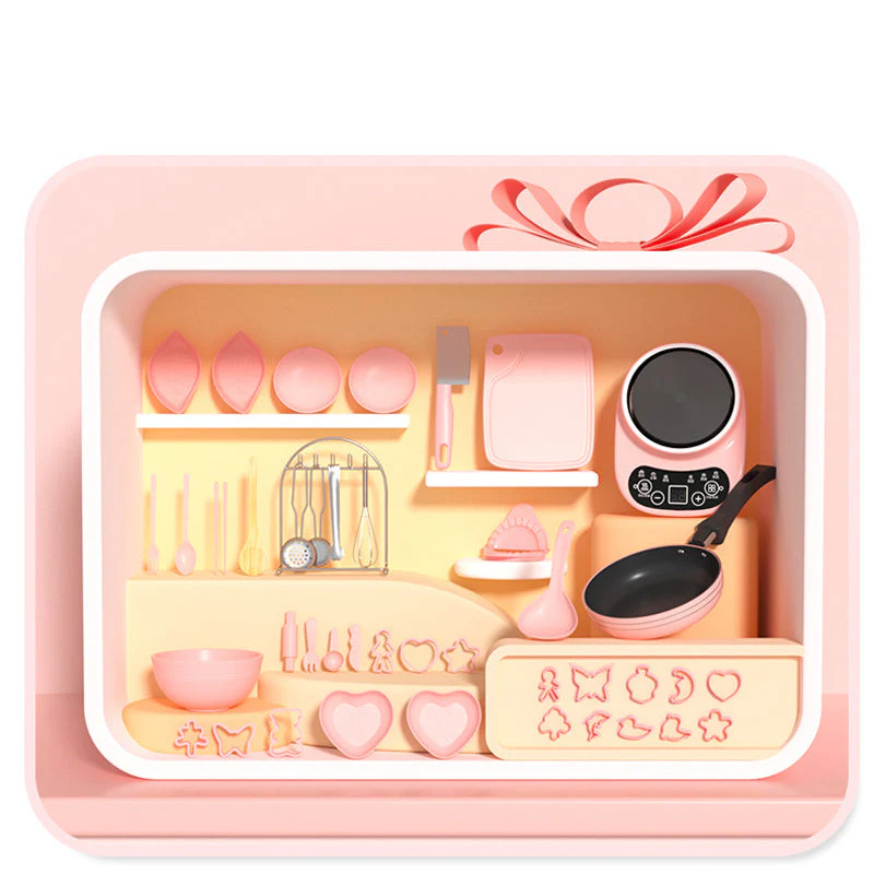 🔥HOT SALE 49% OFF🔥Children's Real Cooking Mini Kitchen Toys - 22 PCS Set💯 - Image 6