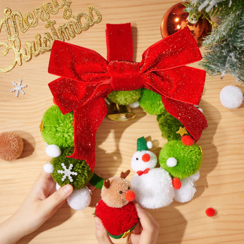 🎁Christmas promotion 49% OFF🎄Christmas Rotating Music 3D Puzzle & Craft Wreath - Image 10
