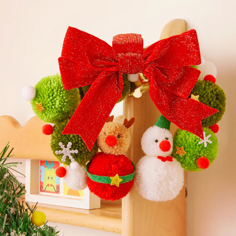 🎁Christmas promotion 49% OFF🎄Christmas Rotating Music 3D Puzzle & Craft Wreath - Image 12