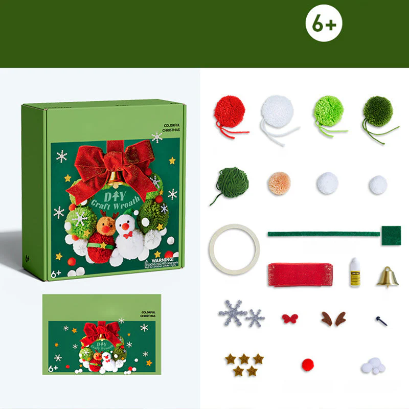 🎁Christmas promotion 49% OFF🎄Christmas Rotating Music 3D Puzzle & Craft Wreath - Image 14