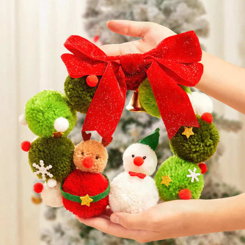 🎁Christmas promotion 49% OFF🎄Christmas Rotating Music 3D Puzzle & Craft Wreath - Image 4