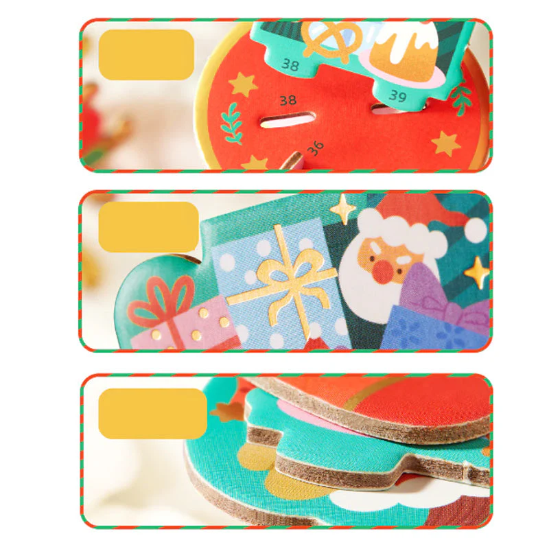 🎁Christmas promotion 49% OFF🎄Christmas Rotating Music 3D Puzzle & Craft Wreath - Image 9