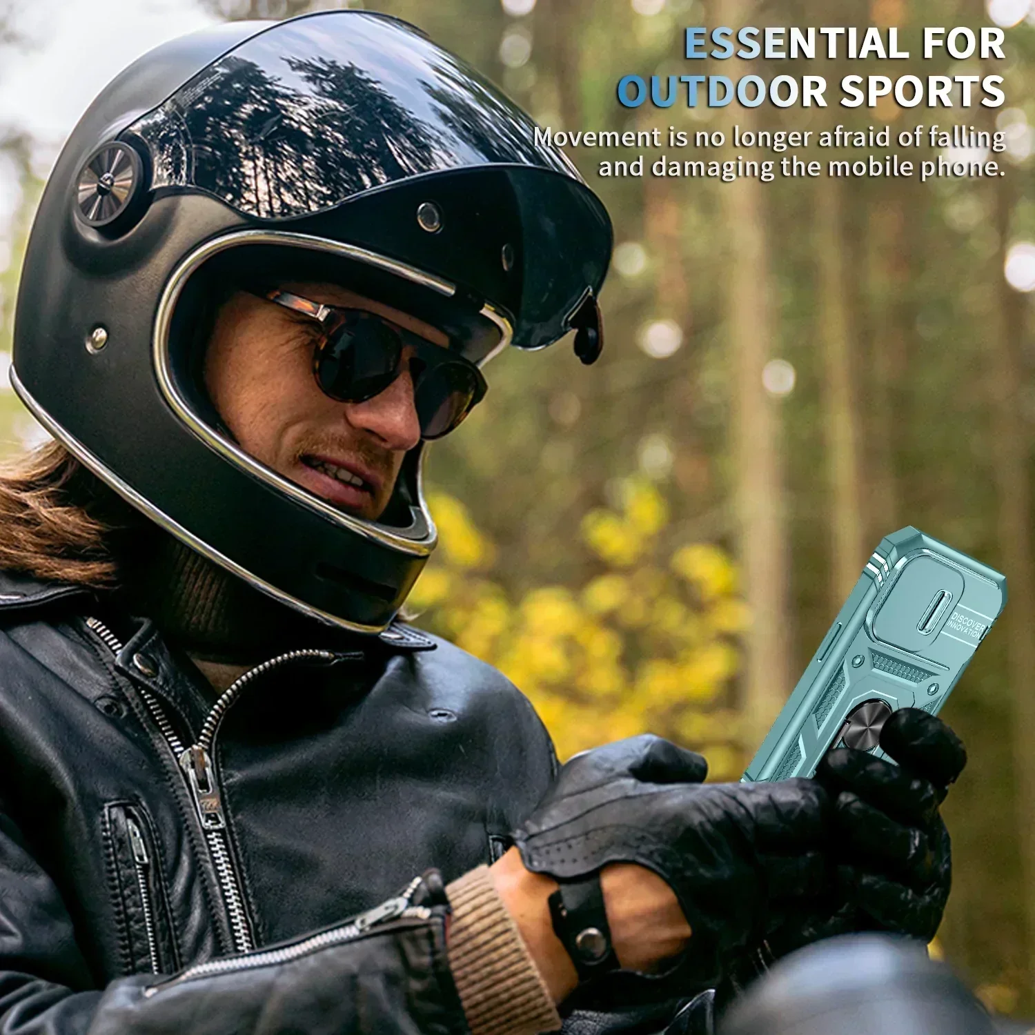 Magnetic Car Finger Ring 3-in-1 Phone Case - Image 9