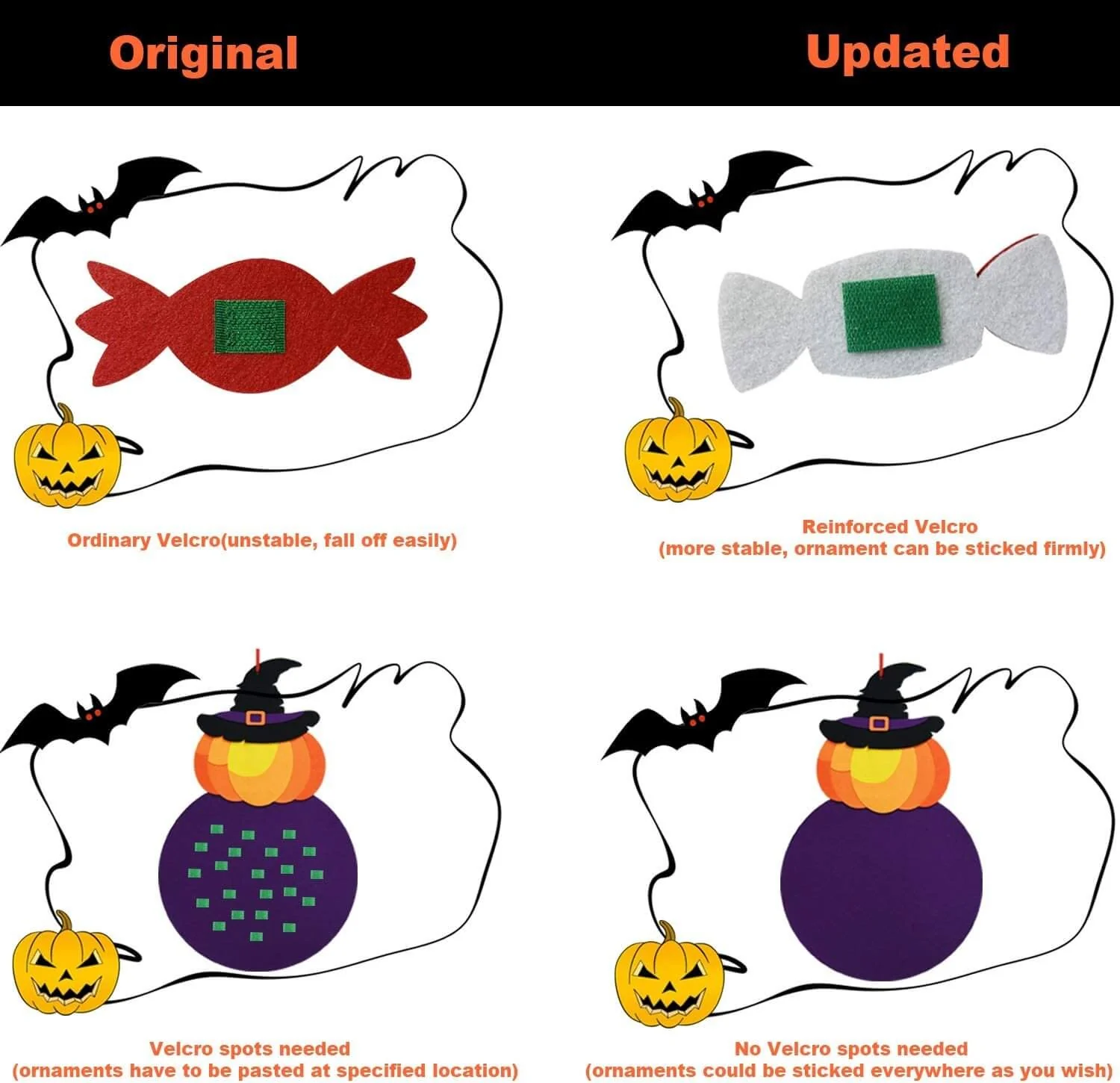 💥Last Day Promotion🎁 DIY Halloween Pumpkin Witch - Image 4