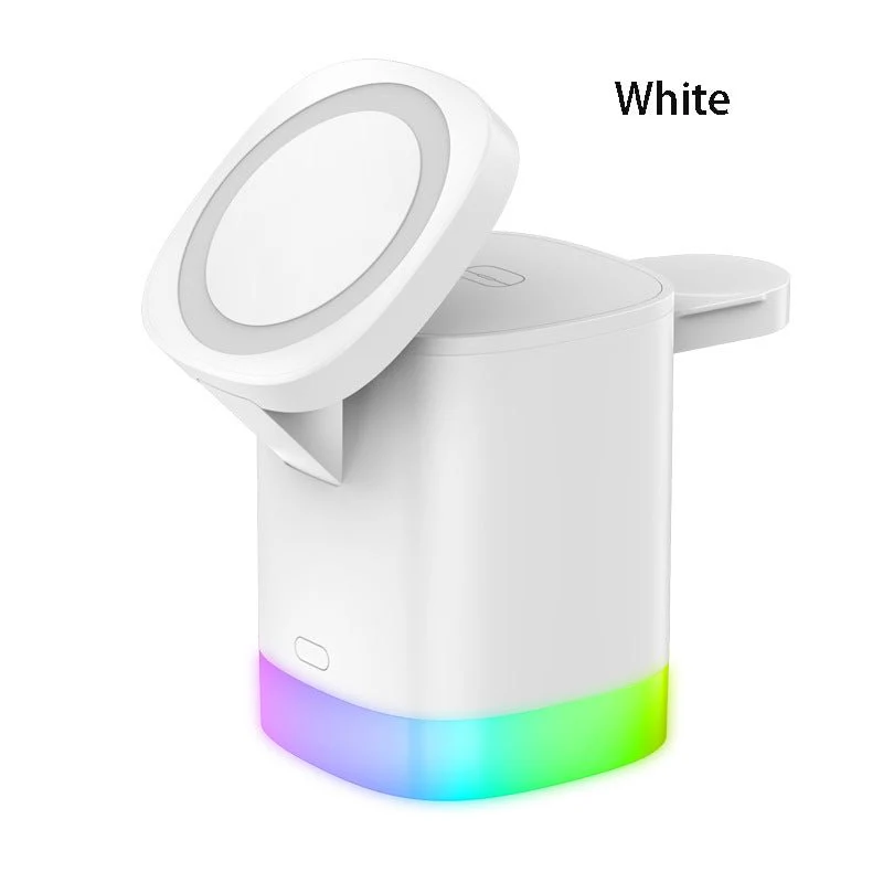 Foldable Three-In-One Mobile Phone Wireless Charging Bracket - Image 9