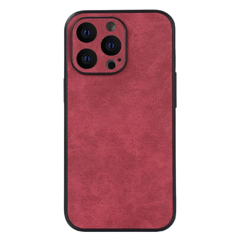 Capacul carcasei cu piele de miel cu patru pachete pentru iPhone - Image 8