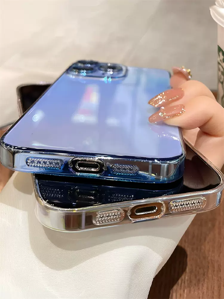 Light-colored Clear Lens Protection Case Cover For iPhone - Image 5