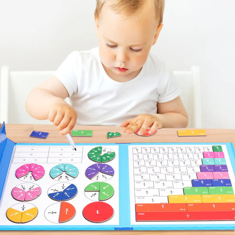 ⏰Last day 49% OFF🔥🔥Montessori Magnetic Book Fraction Puzzle For Children - Image 16