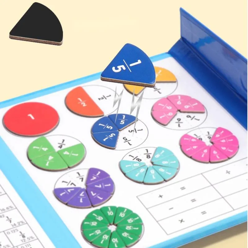 ⏰Last day 49% OFF🔥🔥Montessori Magnetic Book Fraction Puzzle For Children - Image 5
