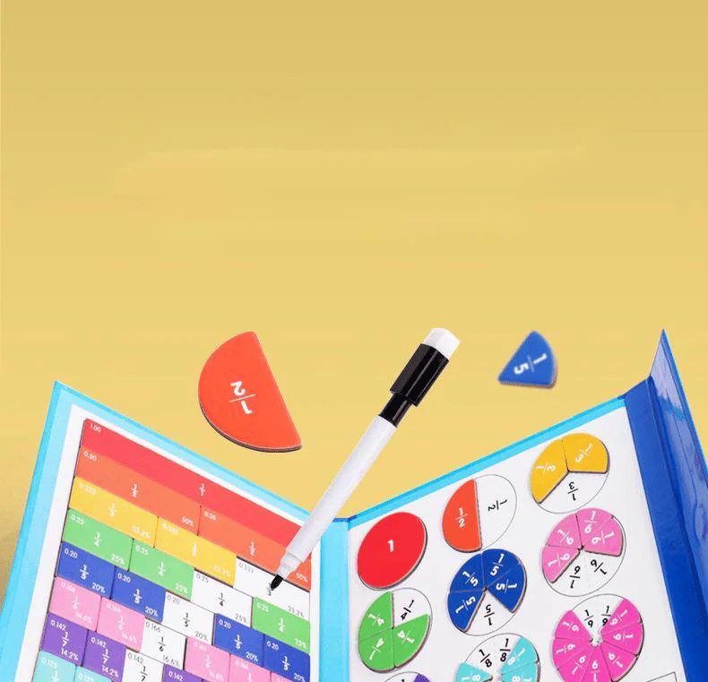 ⏰Last day 49% OFF🔥🔥Montessori Magnetic Book Fraction Puzzle For Children - Image 8