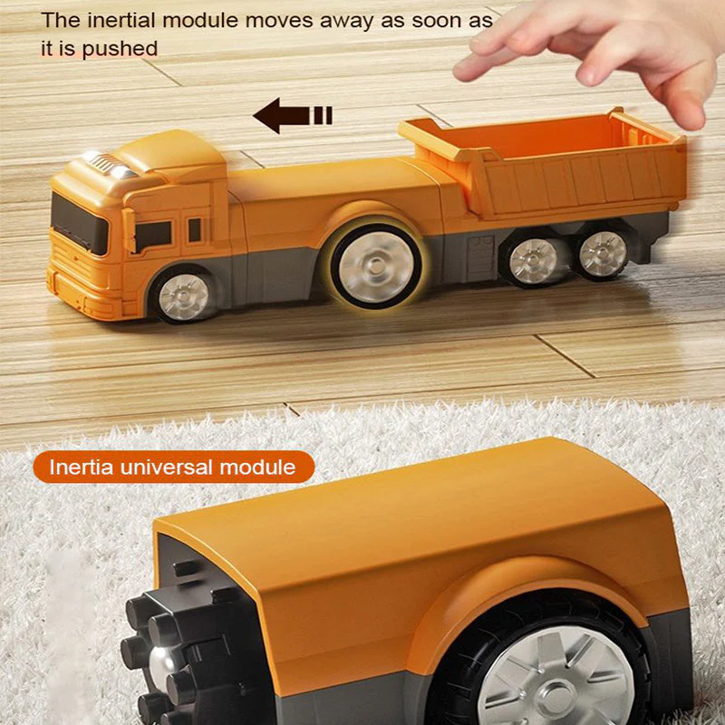 🔥HOT SALE 49% OFF🔥Magnetic Transform Engineering Car Assembled Toys - Image 3