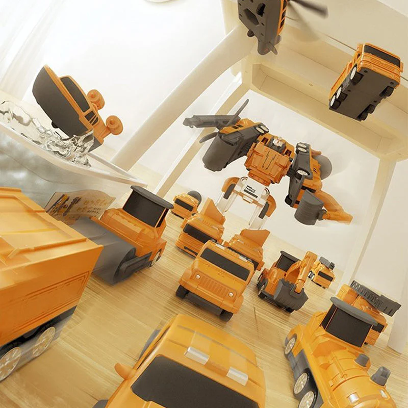 🔥HOT SALE 49% OFF🔥Magnetic Transform Engineering Car Assembled Toys - Image 4