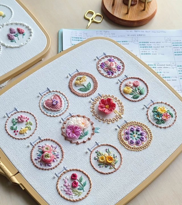 🔥HOT SALE 49% OFF🔥Small Flower Frame Embroidery Kit - Image 3