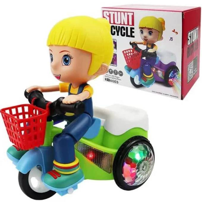 ⏰Last day 49% OFF🔥Stunt Tricycle for Kids: Music, Lights, 360° Rotation - Image 4