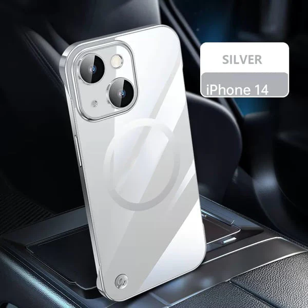 Transparent Frameless Ultra Thin Magnetic Charging Case for iPhone - Image 10
