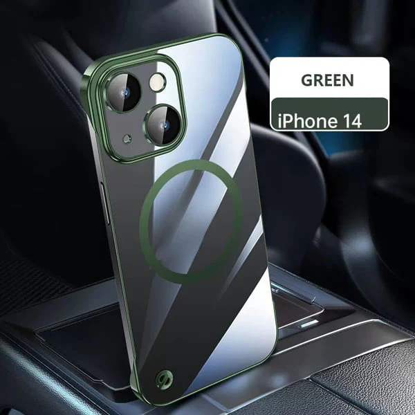 Transparent Frameless Ultra Thin Magnetic Charging Case for iPhone - Image 11