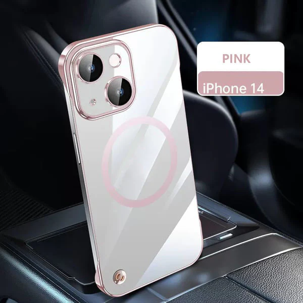 Transparent Frameless Ultra Thin Magnetic Charging Case for iPhone - Image 6