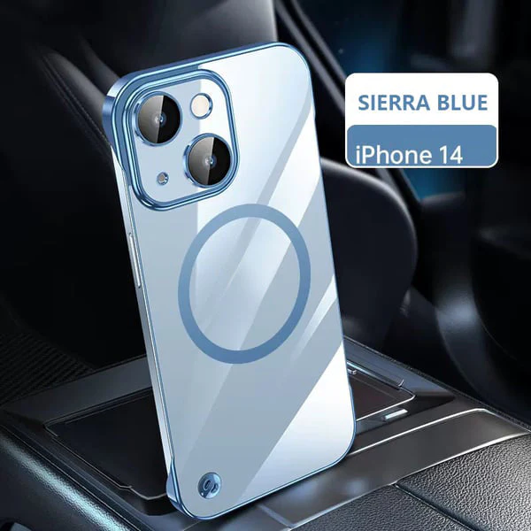 Transparent Frameless Ultra Thin Magnetic Charging Case for iPhone - Image 8